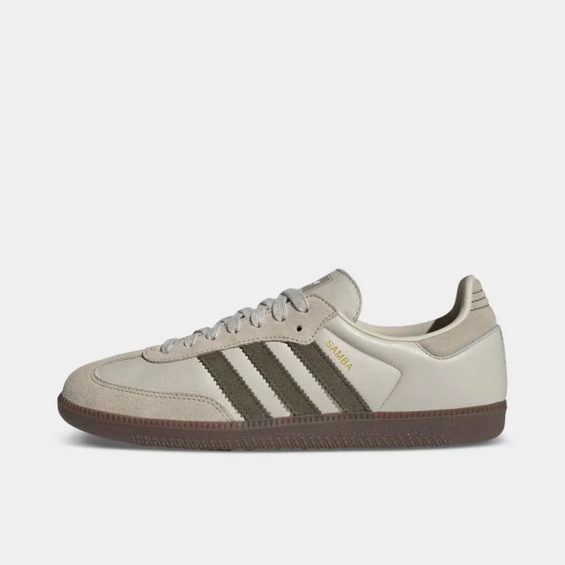 adidas Samba OG Aluminum / Beige - Gum sold by JD Sports
