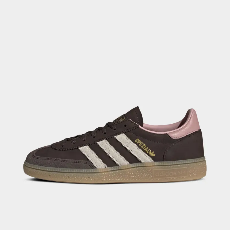 adidas Originals Women's Handball Spezial Dark Brown / Alumina - Wonder Mauve sold by JD Sports