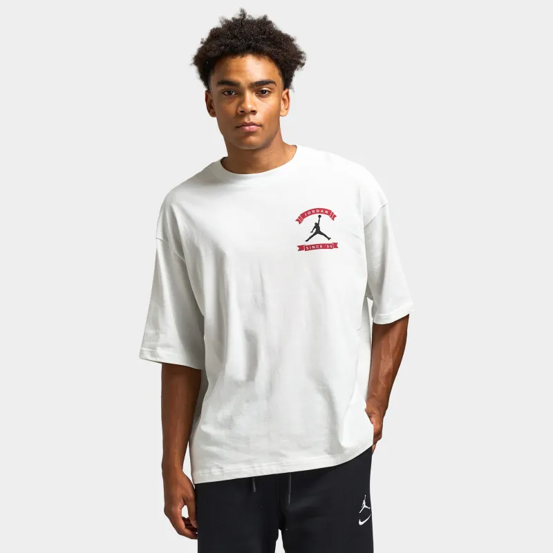 Jordan Men's  Reissue Oversized Crew T-shirt / White sold by JD Sports