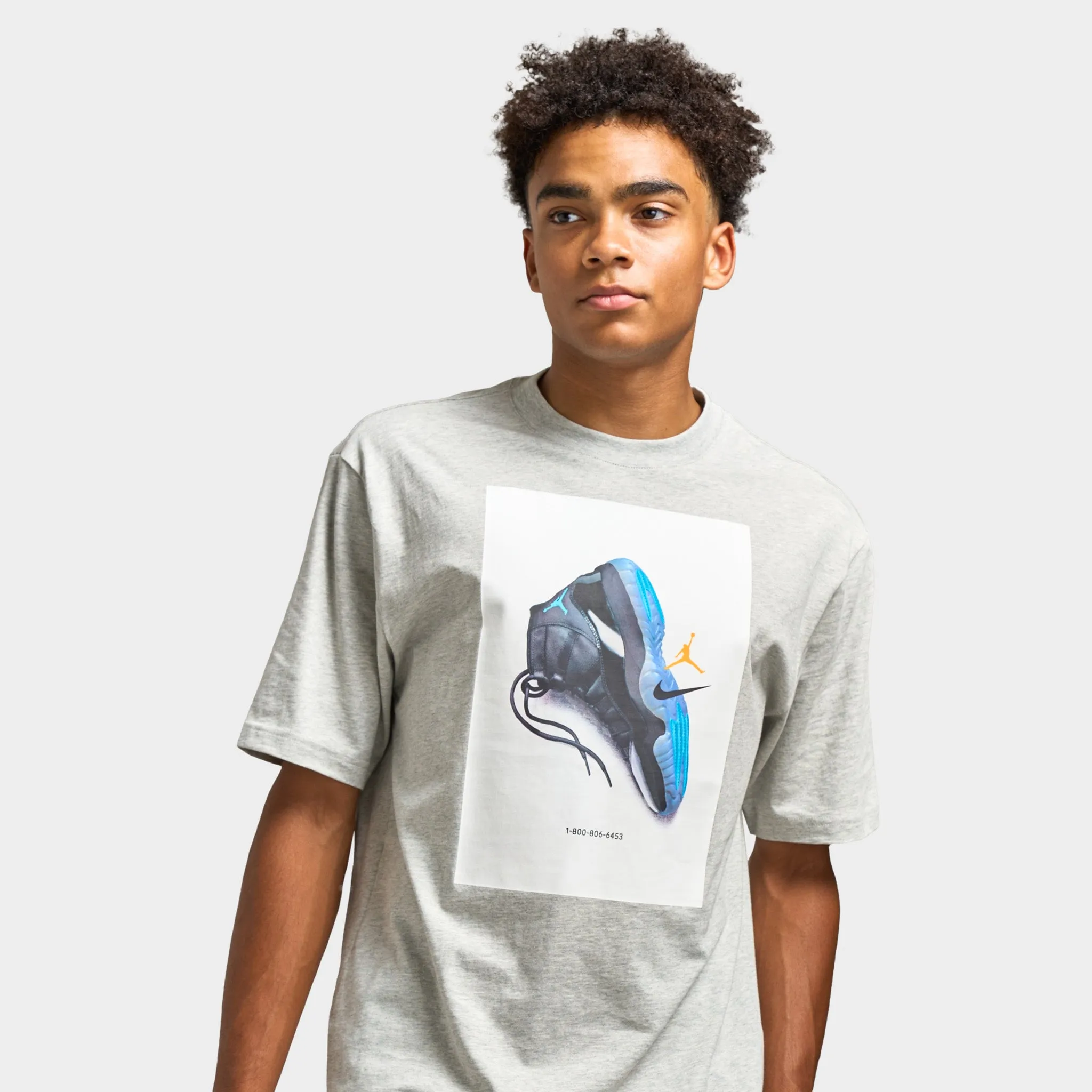 Jordan Brooklyn Men's T-shirt / Grey sold by JD Sports product image thumbnail 3