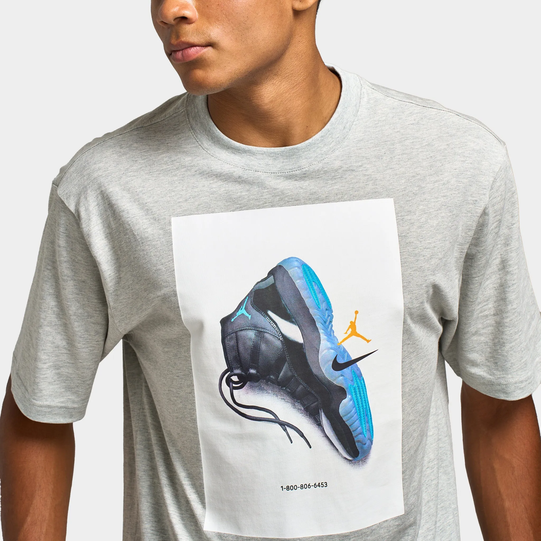 Jordan Brooklyn Men's T-shirt / Grey sold by JD Sports product image thumbnail 4