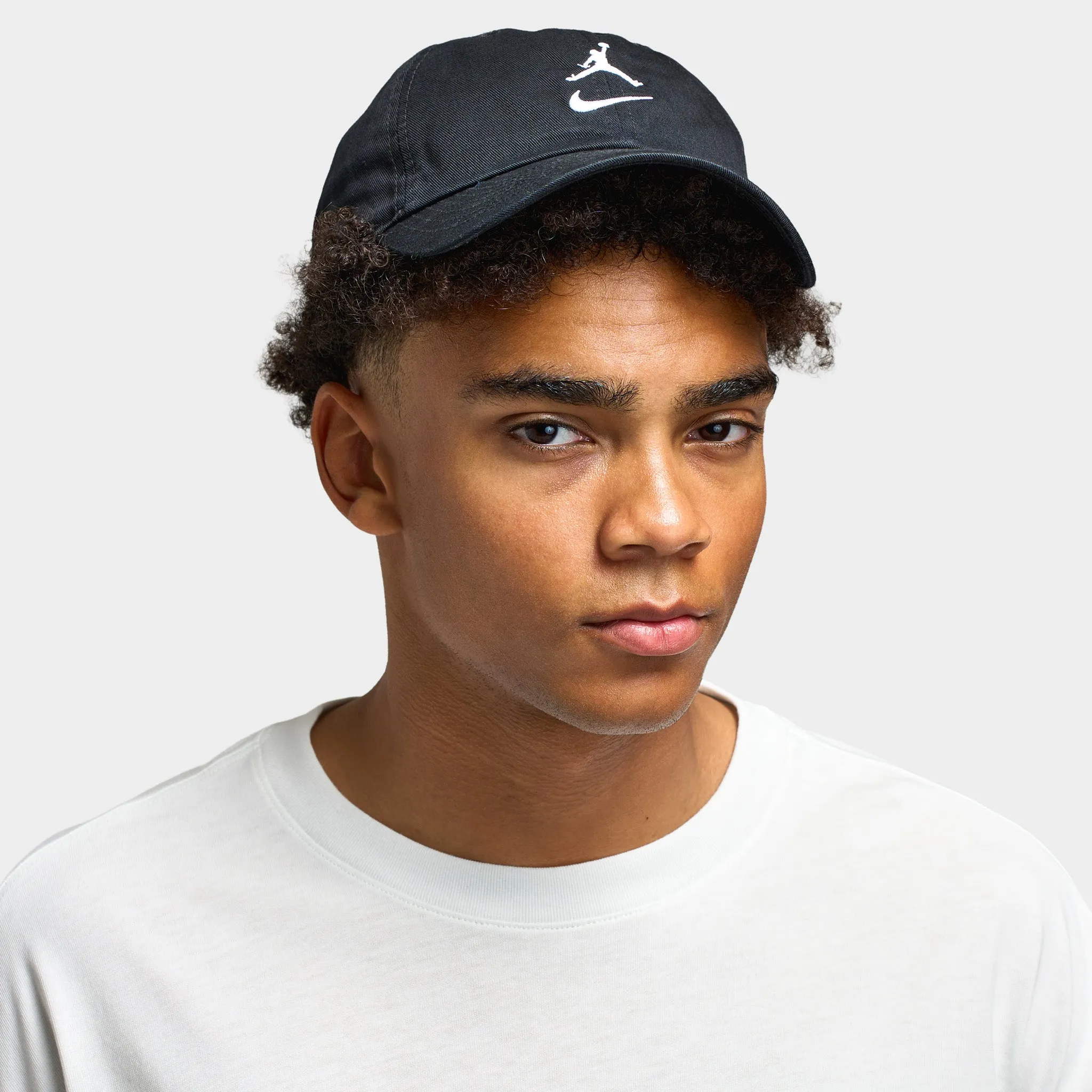 Jordan Stacked Club Cap Black / White sold by JD Sports