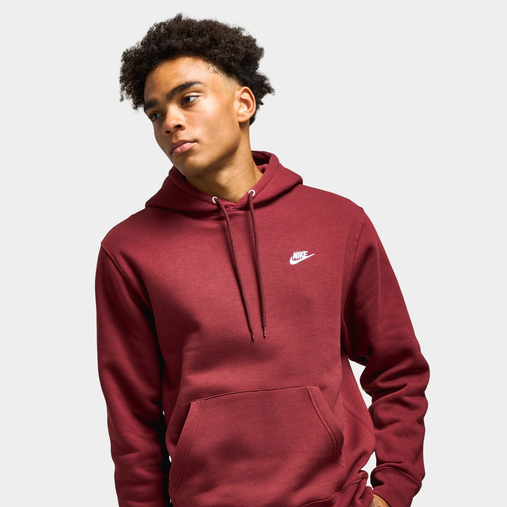 Nike Club Men's Pullover Fleece Hoodie / Red sold by JD Sports product image thumbnail 3
