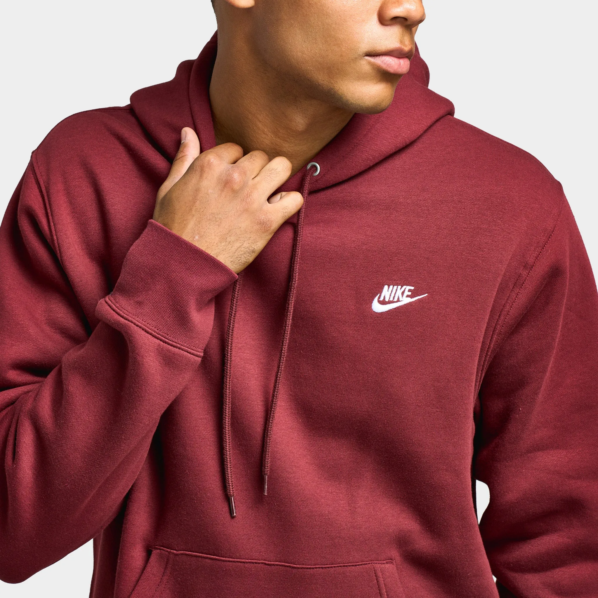 Nike Club Men's Pullover Fleece Hoodie / Red sold by JD Sports product image thumbnail 4