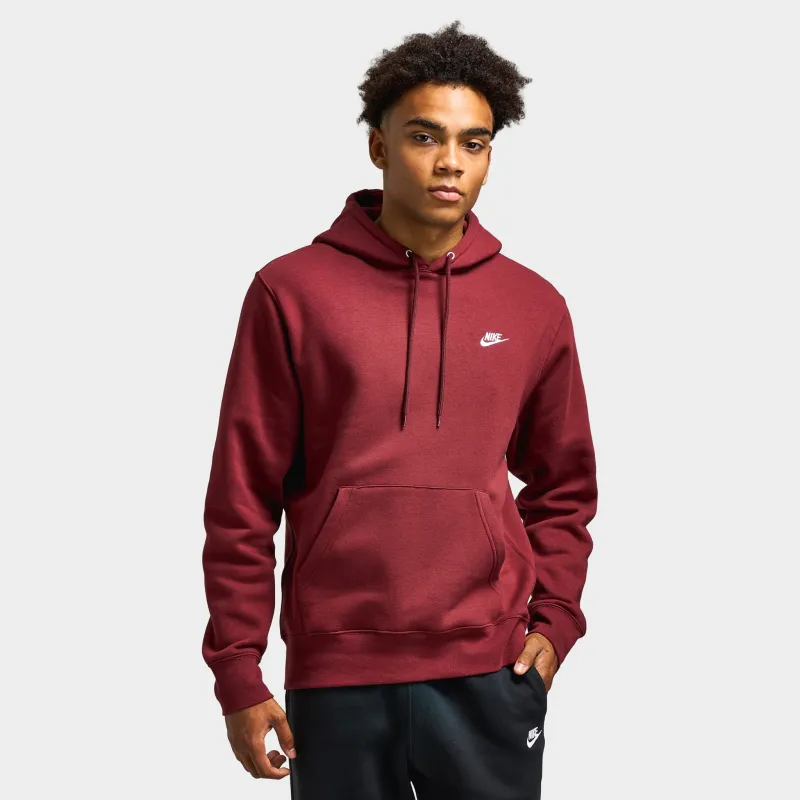 Nike Club Men's Pullover Fleece Hoodie / Red sold by JD Sports
