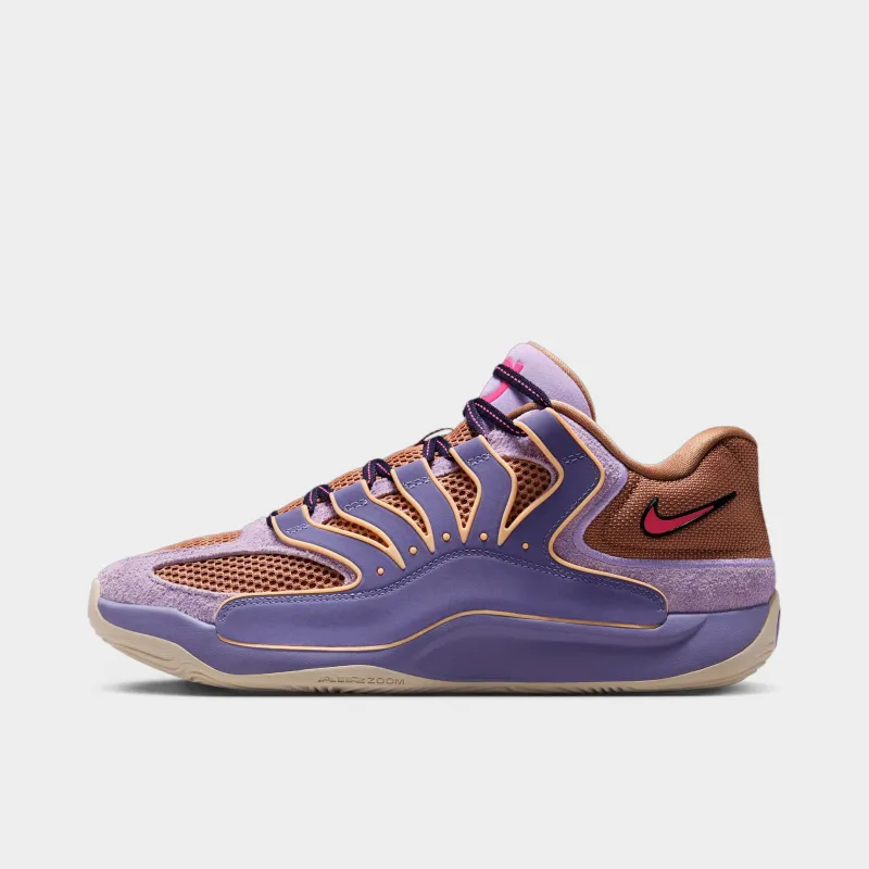 Nike KD 18 Tan / Purple - Red sold by JD Sports