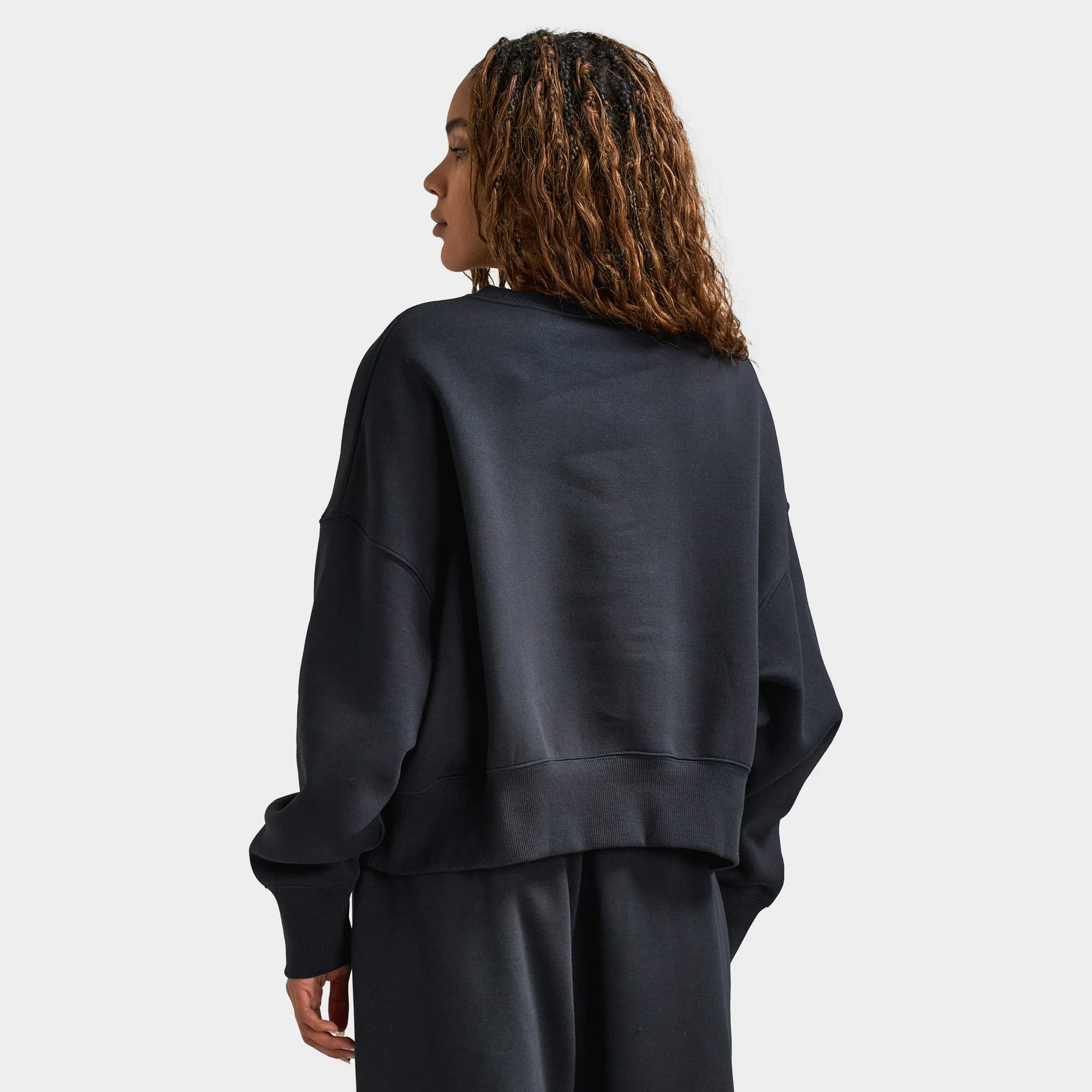 Nike Women's Phoenix Over-Oversized Crewneck Heritage Black / Anthracite sold by JD Sports product image thumbnail 2