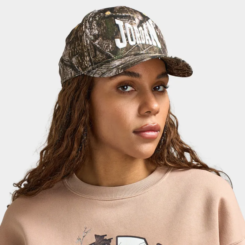 Jordan Brooklyn Rise Adjustable Realtree Cap White/ Sail sold by JD Sports