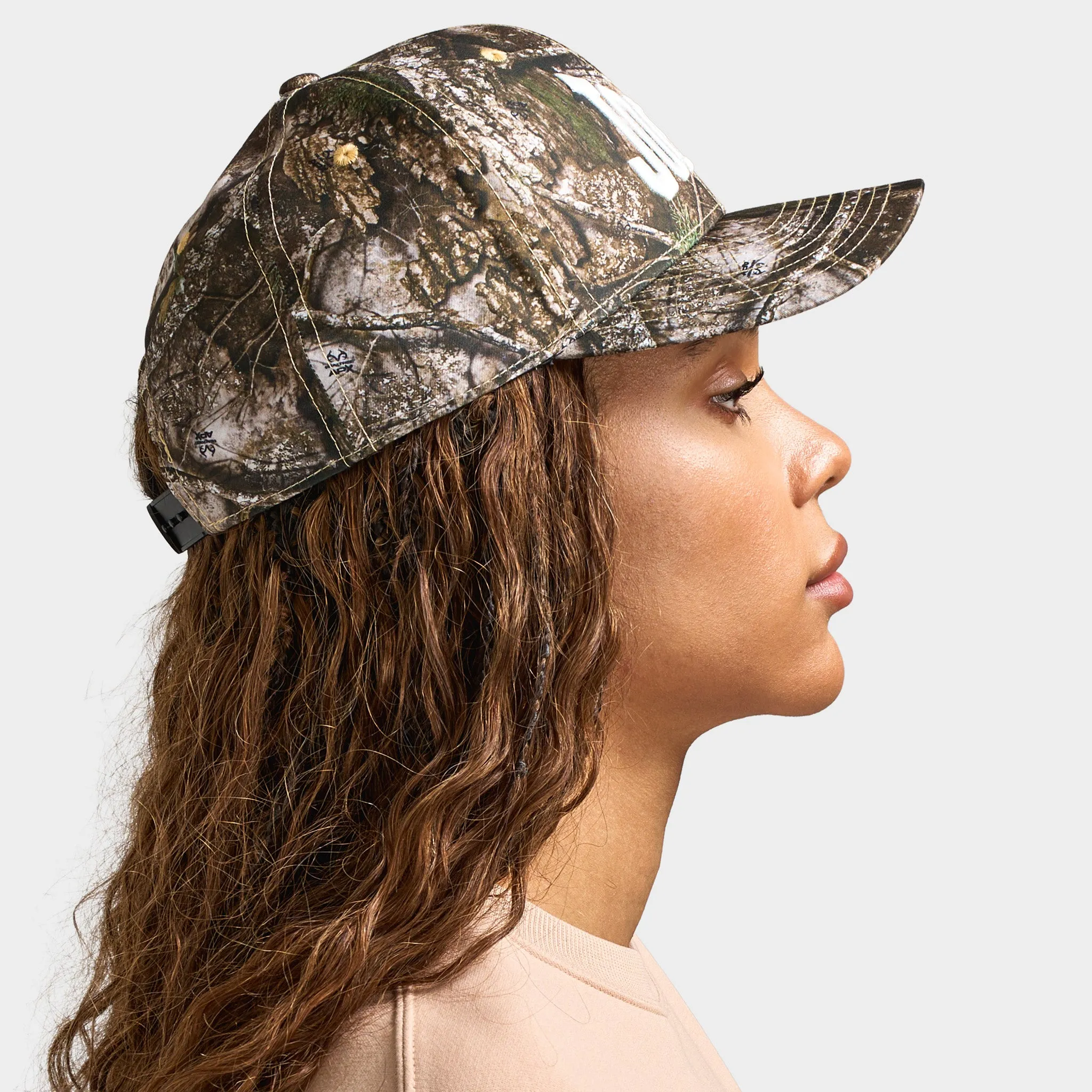 Jordan Brooklyn Rise Adjustable Realtree Cap White/ Sail sold by JD Sports product image thumbnail 4