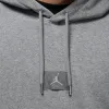 Jordan Flight Fleece Pullover Hoodie / Carbon Heather sold by JD Sports