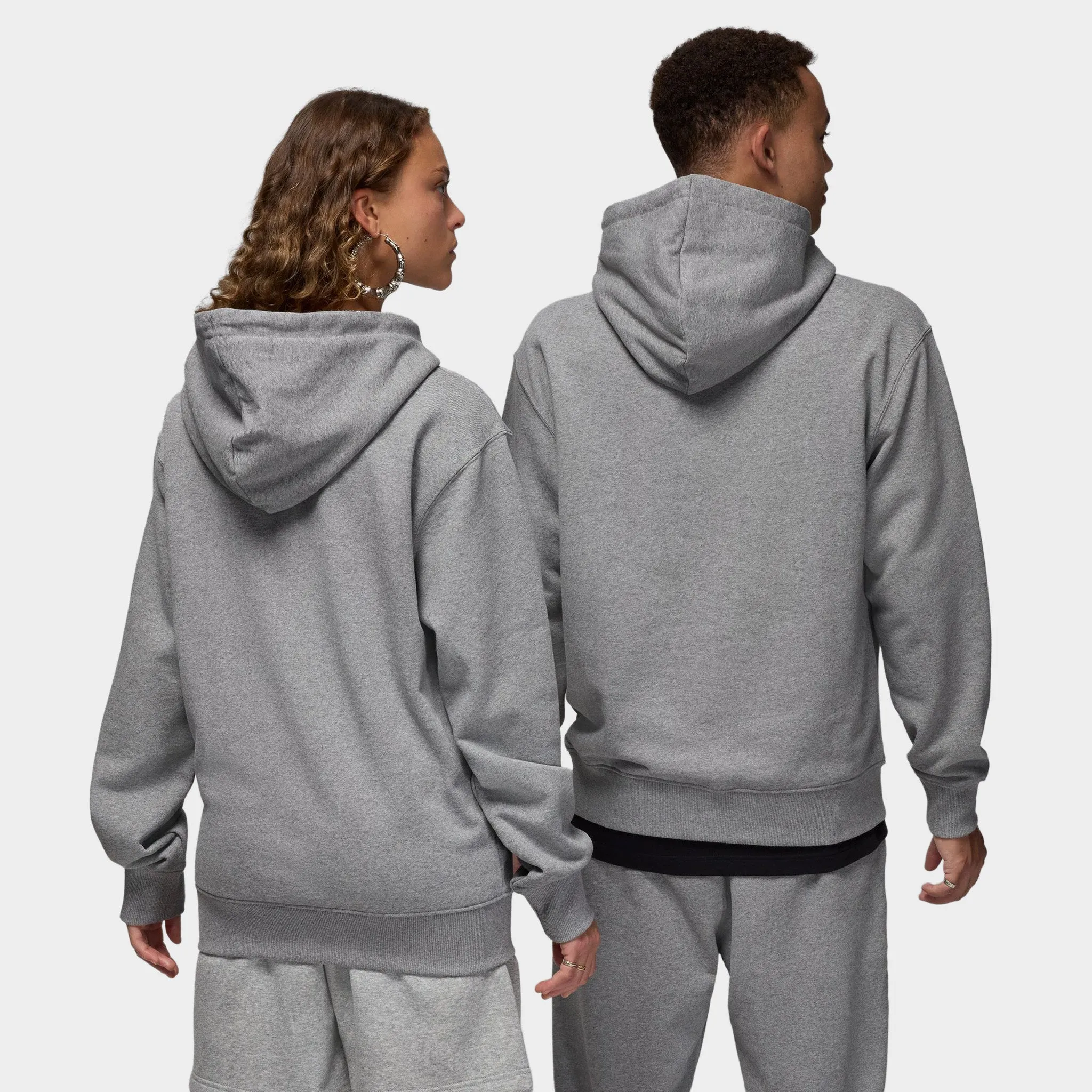 Jordan Flight Fleece Pullover Hoodie / Carbon Heather sold by JD Sports product image thumbnail 2