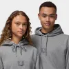 Jordan Flight Fleece Pullover Hoodie / Carbon Heather sold by JD Sports