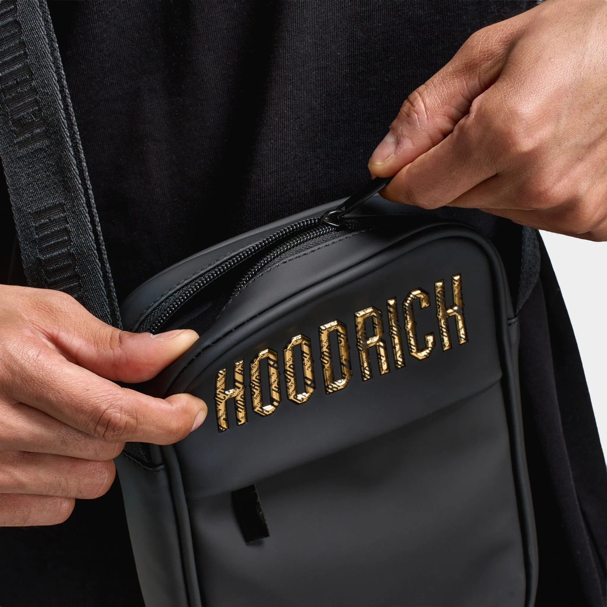 Hoodrich Icarus Mini Bag Black / Gold sold by JD Sports product image thumbnail 3