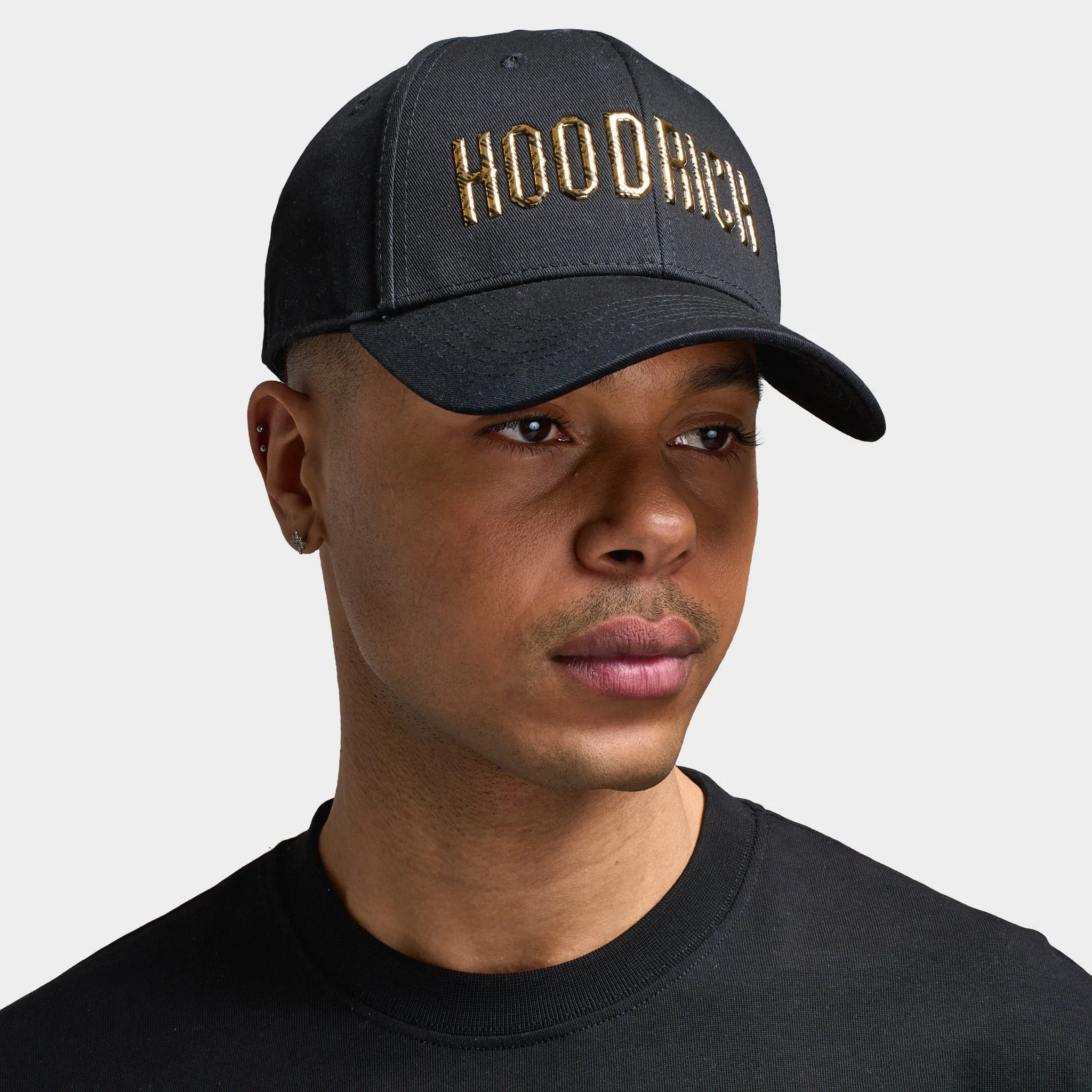 Hoodrich Icarus 6 Panel Cap Black / Gold sold by JD Sports