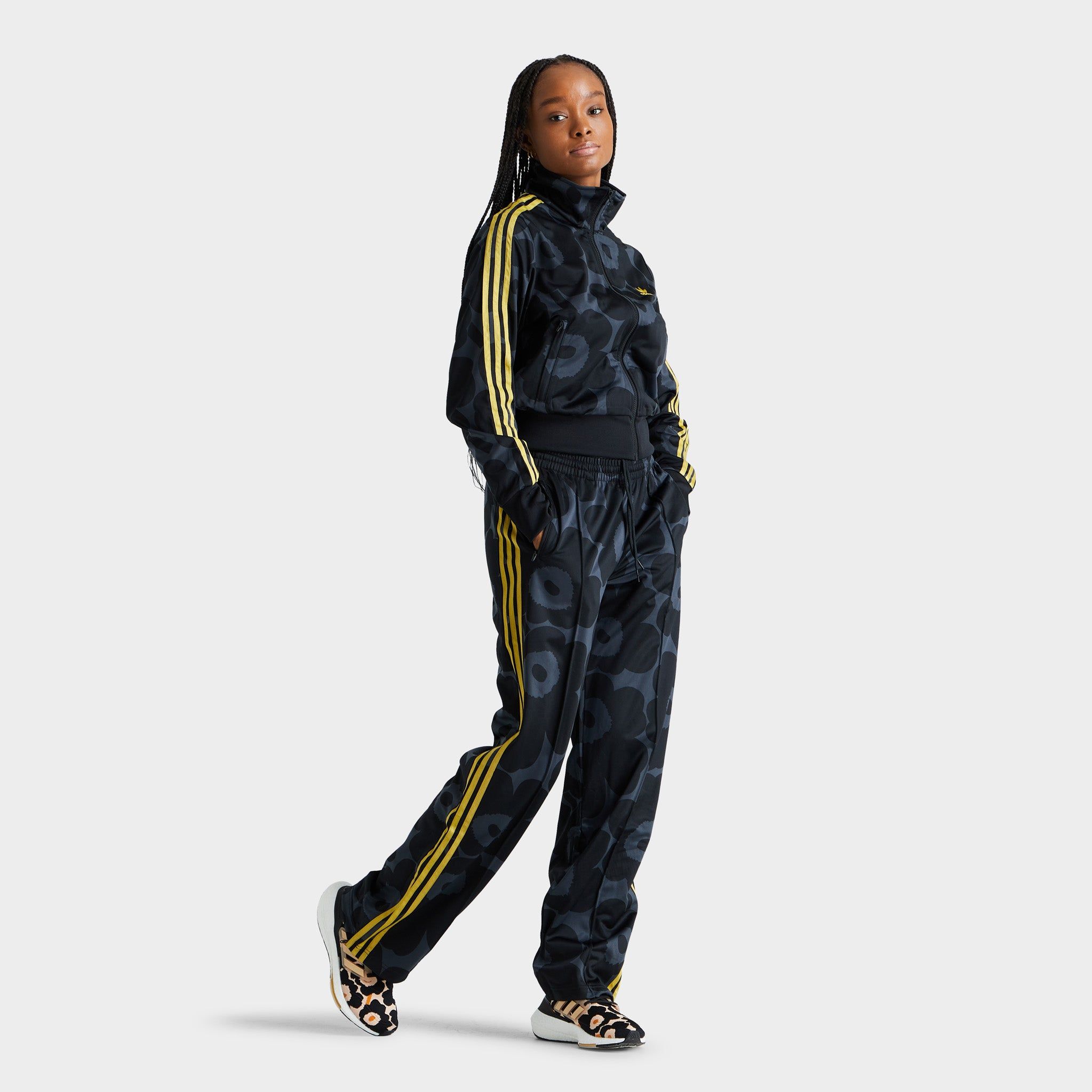 adidas Originals x Marimekko Women's Firebird Track Jacket Black / Carbon sold by JD Sports product image thumbnail 5