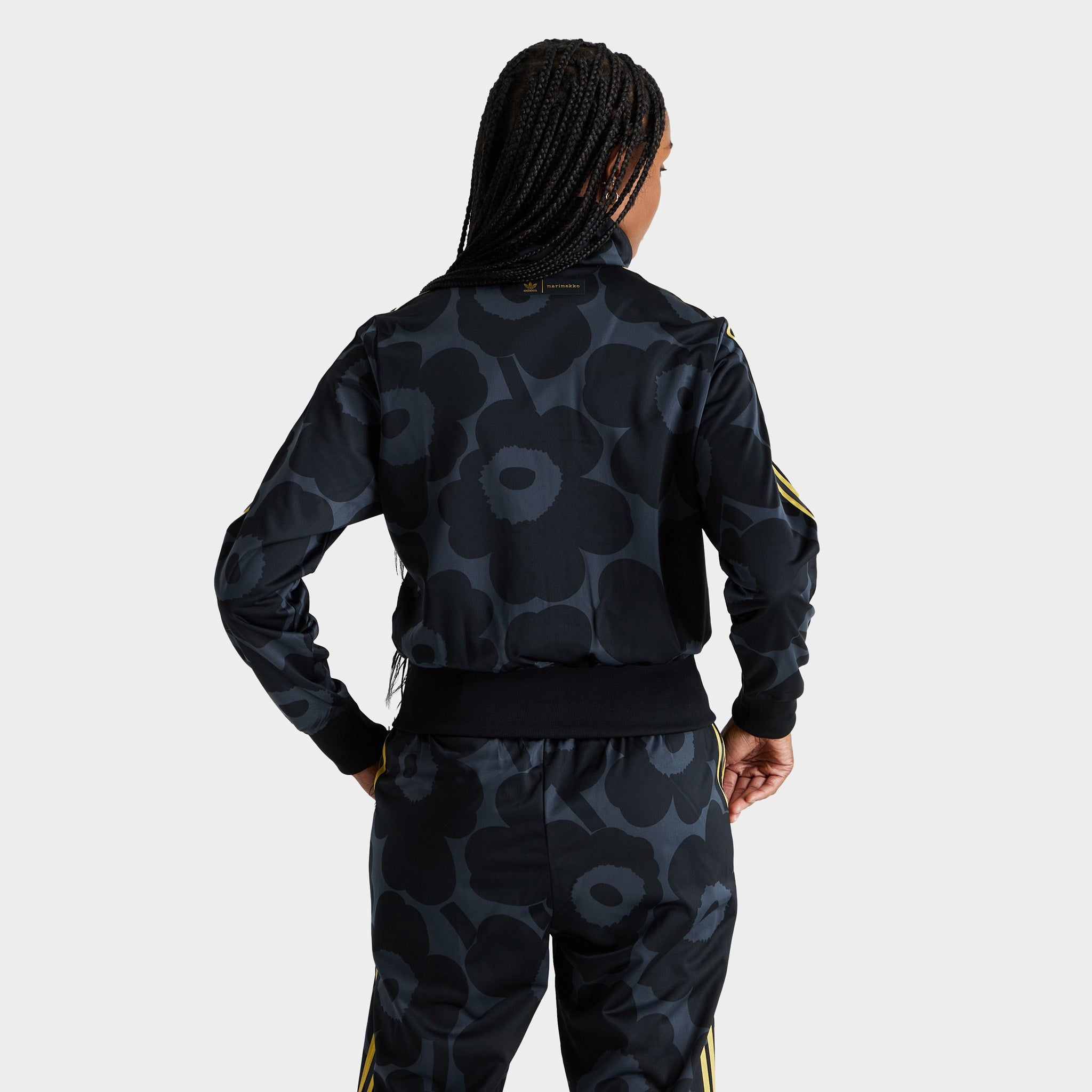 adidas Originals x Marimekko Women's Firebird Track Jacket Black / Carbon sold by JD Sports product image thumbnail 2