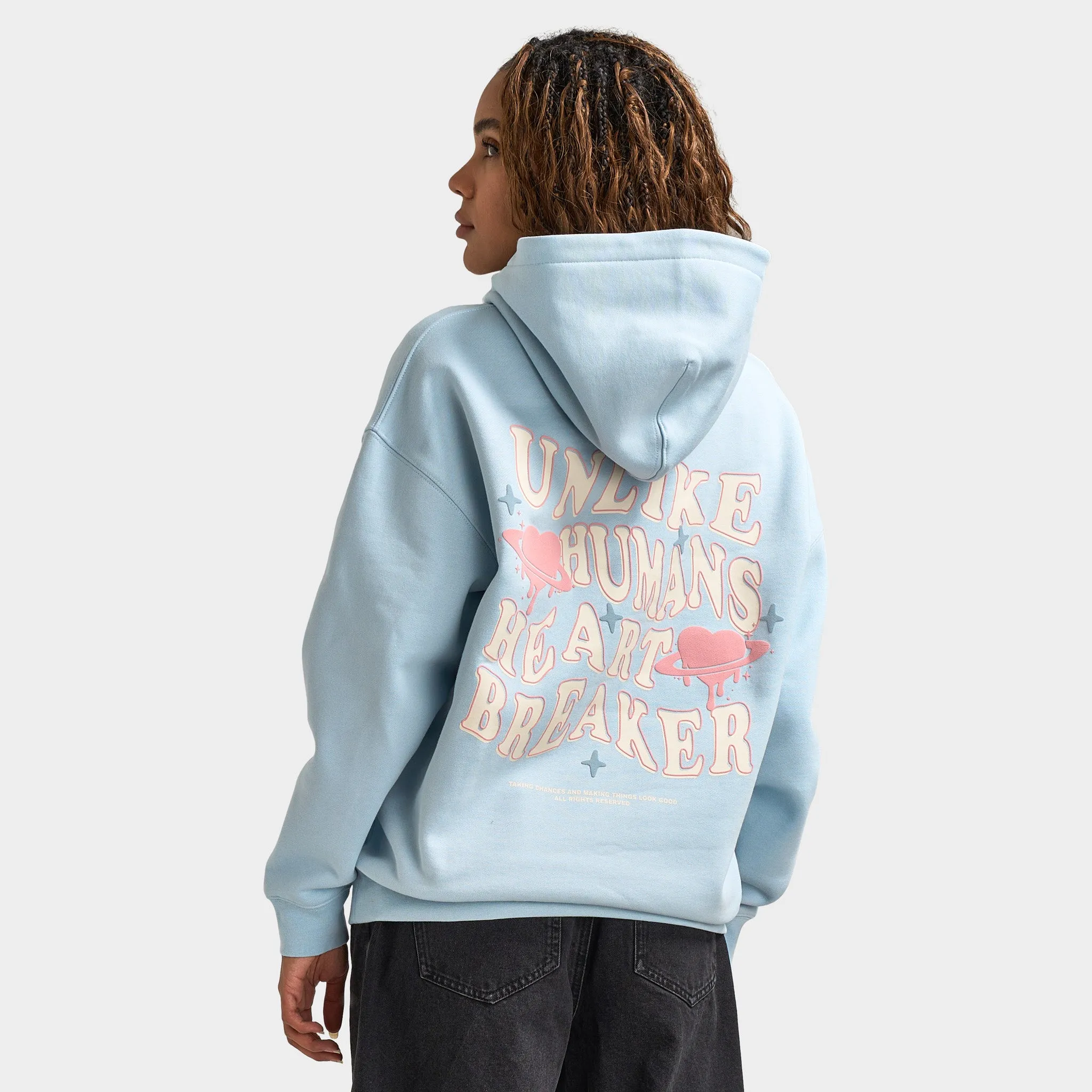 Unlike Humans Women's Wave Pullover Hoodie / Blue sold by JD Sports product image thumbnail 2