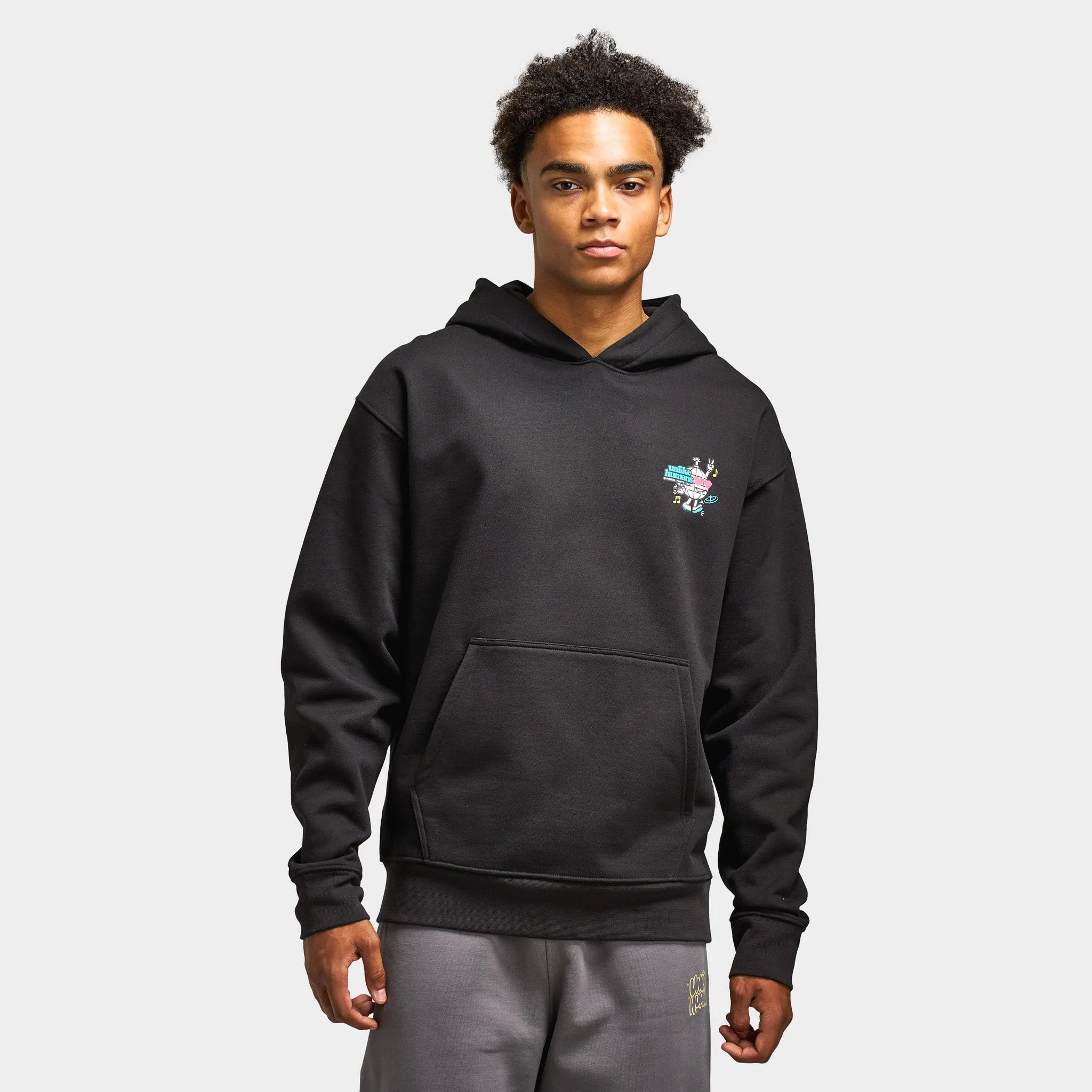 Unlike Humans Party Club Hoodie / Black sold by JD Sports