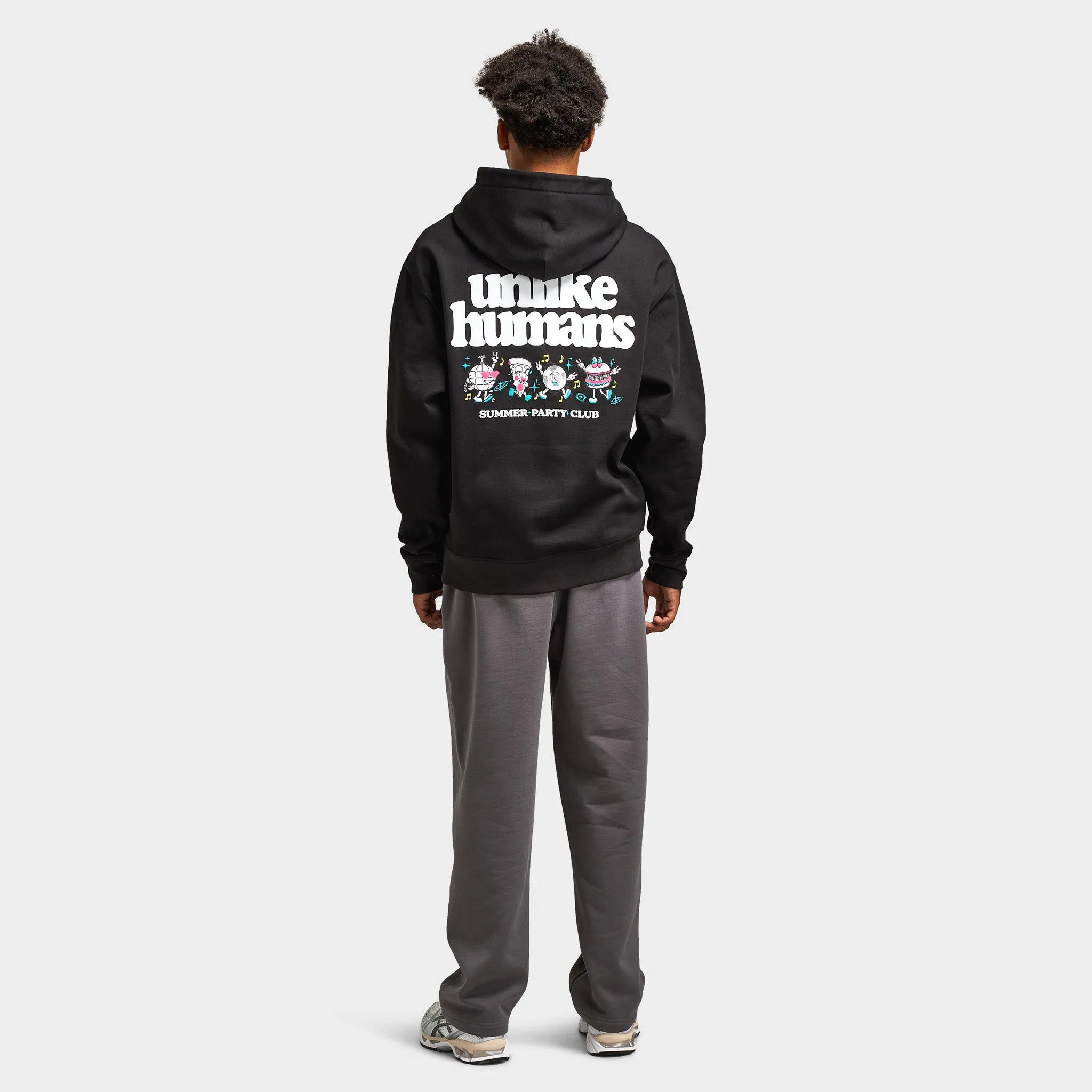 Unlike Humans Party Club Hoodie / Black sold by JD Sports product image thumbnail 5