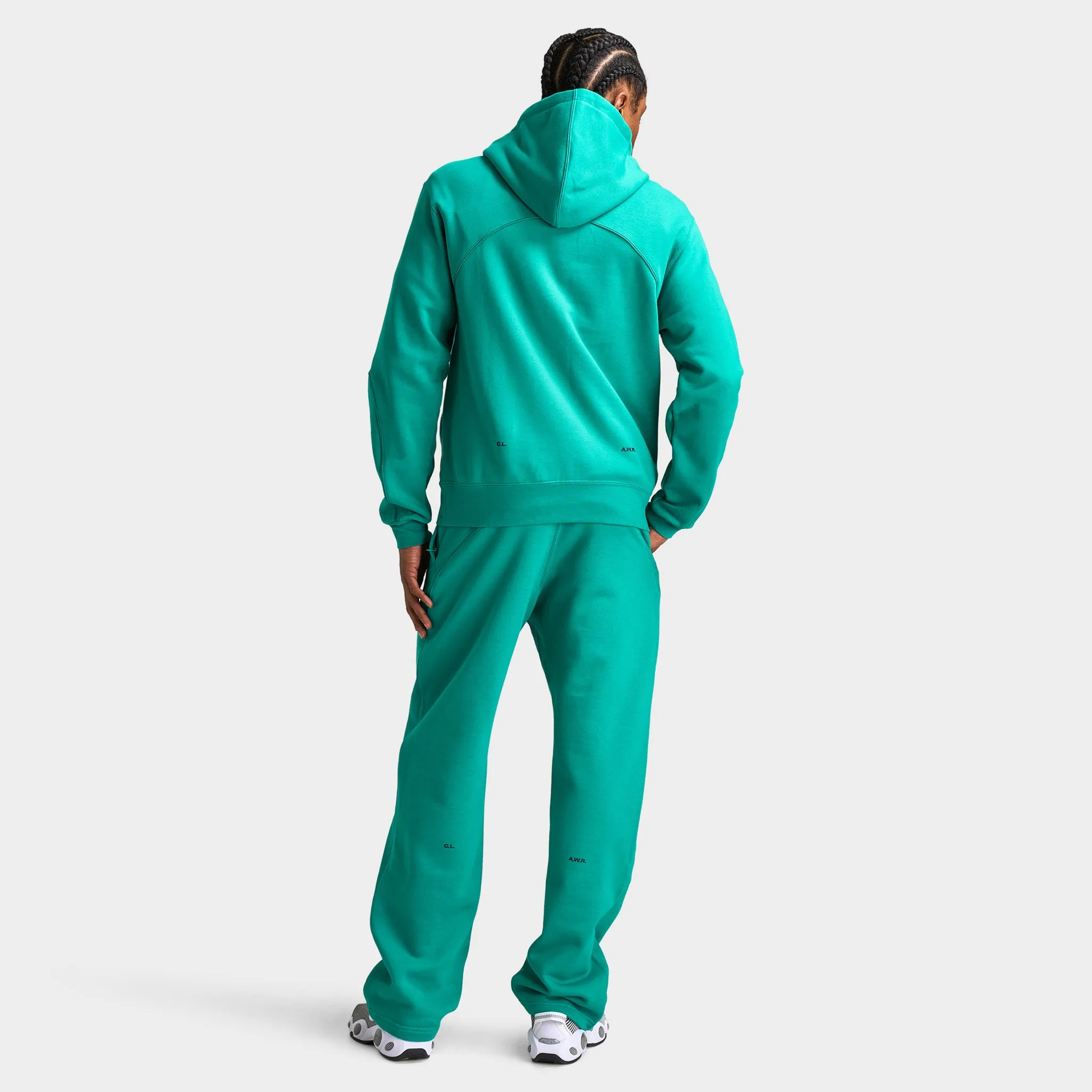 Nike NOCTA Fleece CS Pullover Hoodie Neptune Green / Black sold by JD Sports product image thumbnail 5