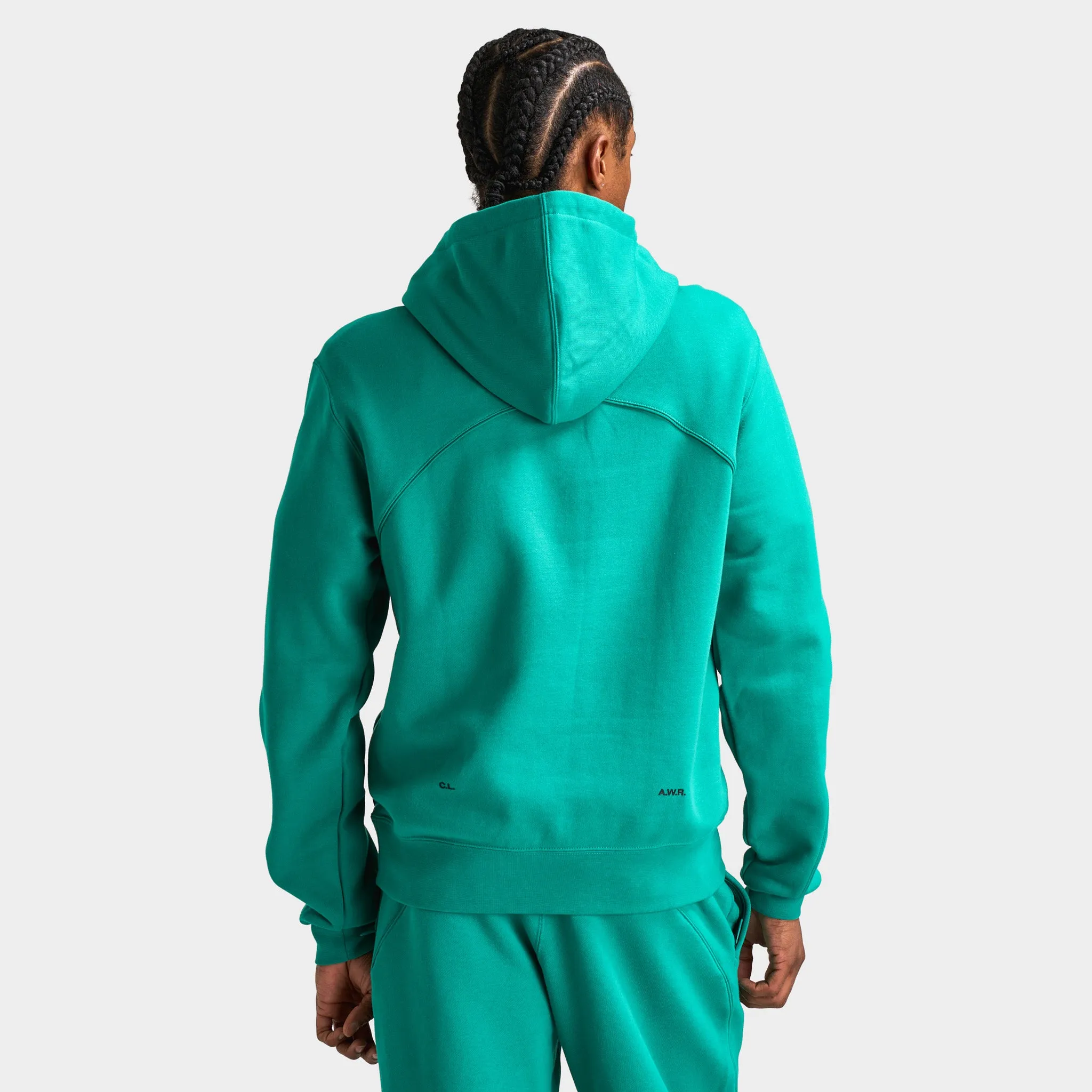 Nike NOCTA Fleece CS Pullover Hoodie Neptune Green / Black sold by JD Sports product image thumbnail 2