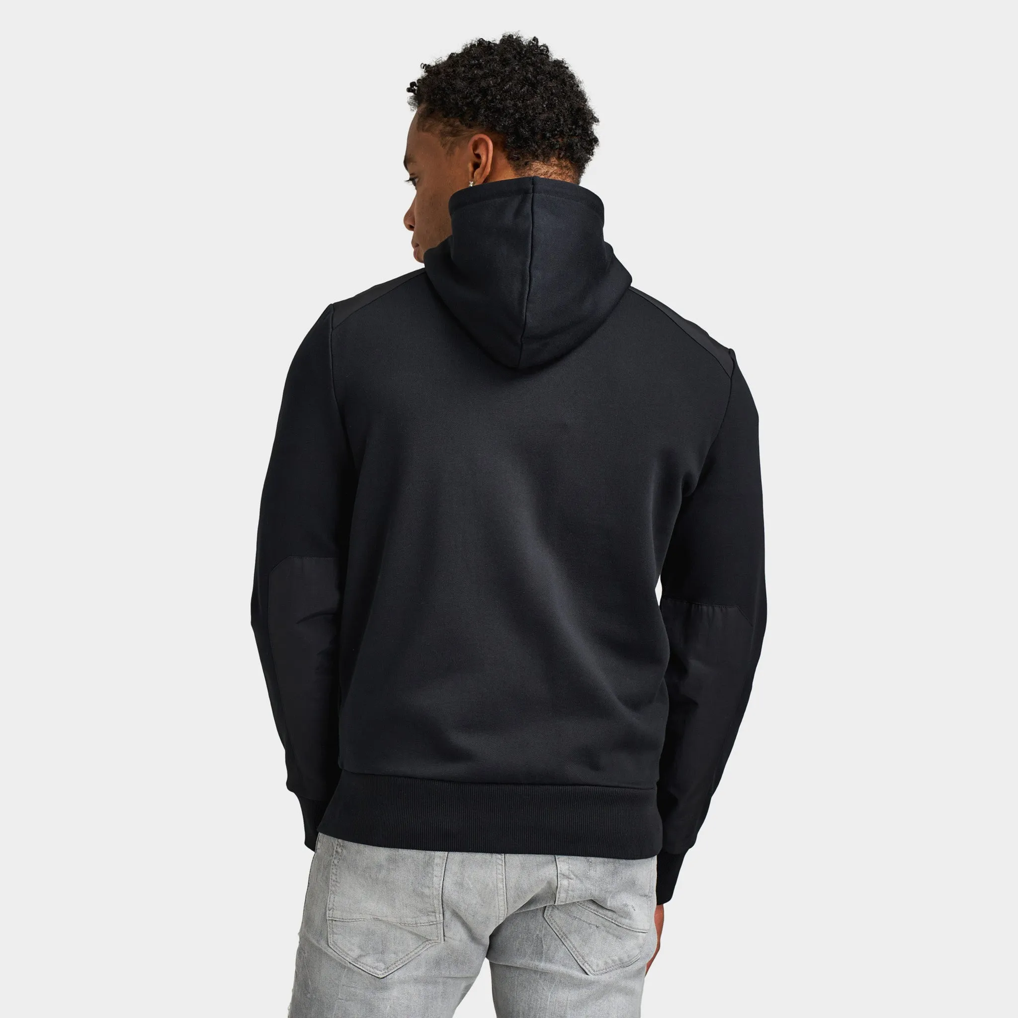 Fred Perry Fabric Blocked Zip Through Sweatshirt / Black sold by JD Sports product image thumbnail 2