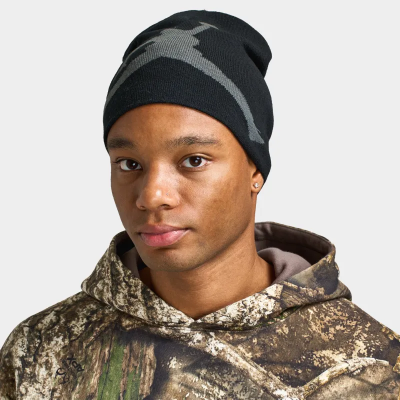 Jordan Brooklyn Peak Beanie Black / Anthracite sold by JD Sports
