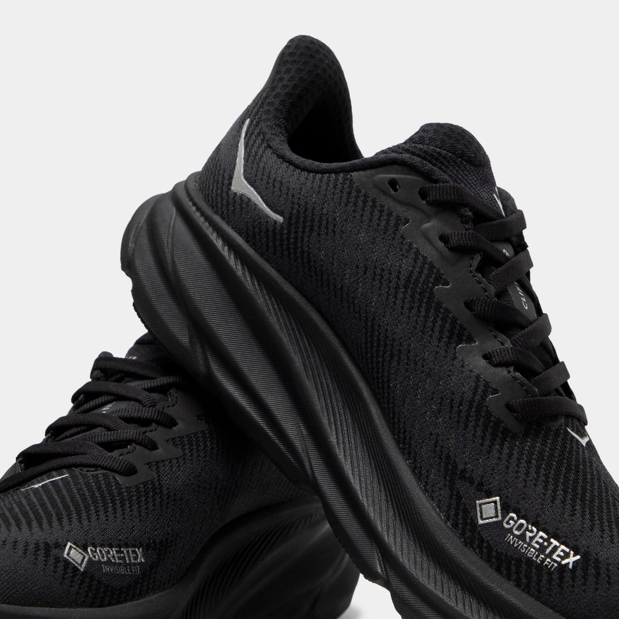 Hoka W Clifton 9 GTX Black / Black sold by JD Sports product image thumbnail 3