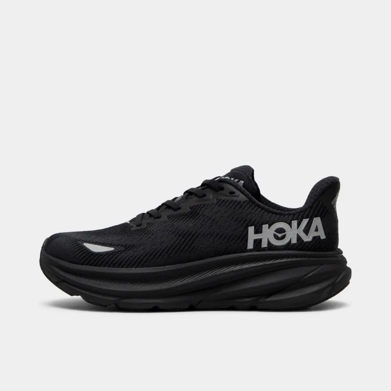 Hoka W Clifton 9 GTX Black / Black sold by JD Sports
