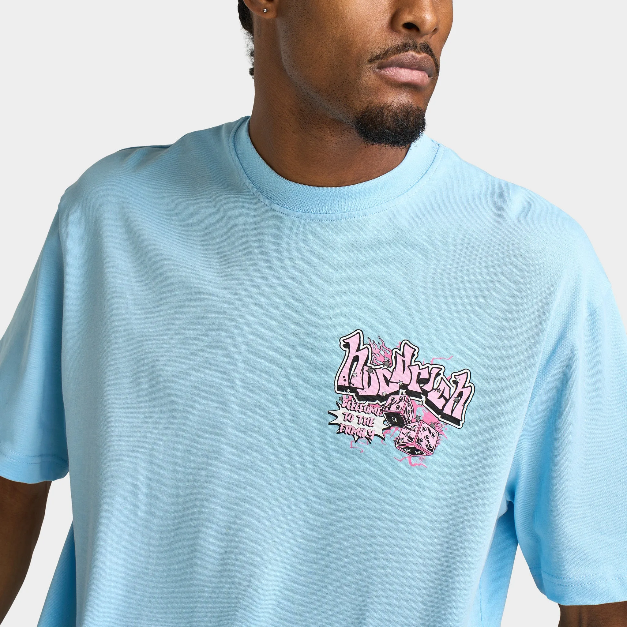 Hoodrich Luxeorb Oversized T-shirt / Clear Sky sold by JD Sports product image thumbnail 4