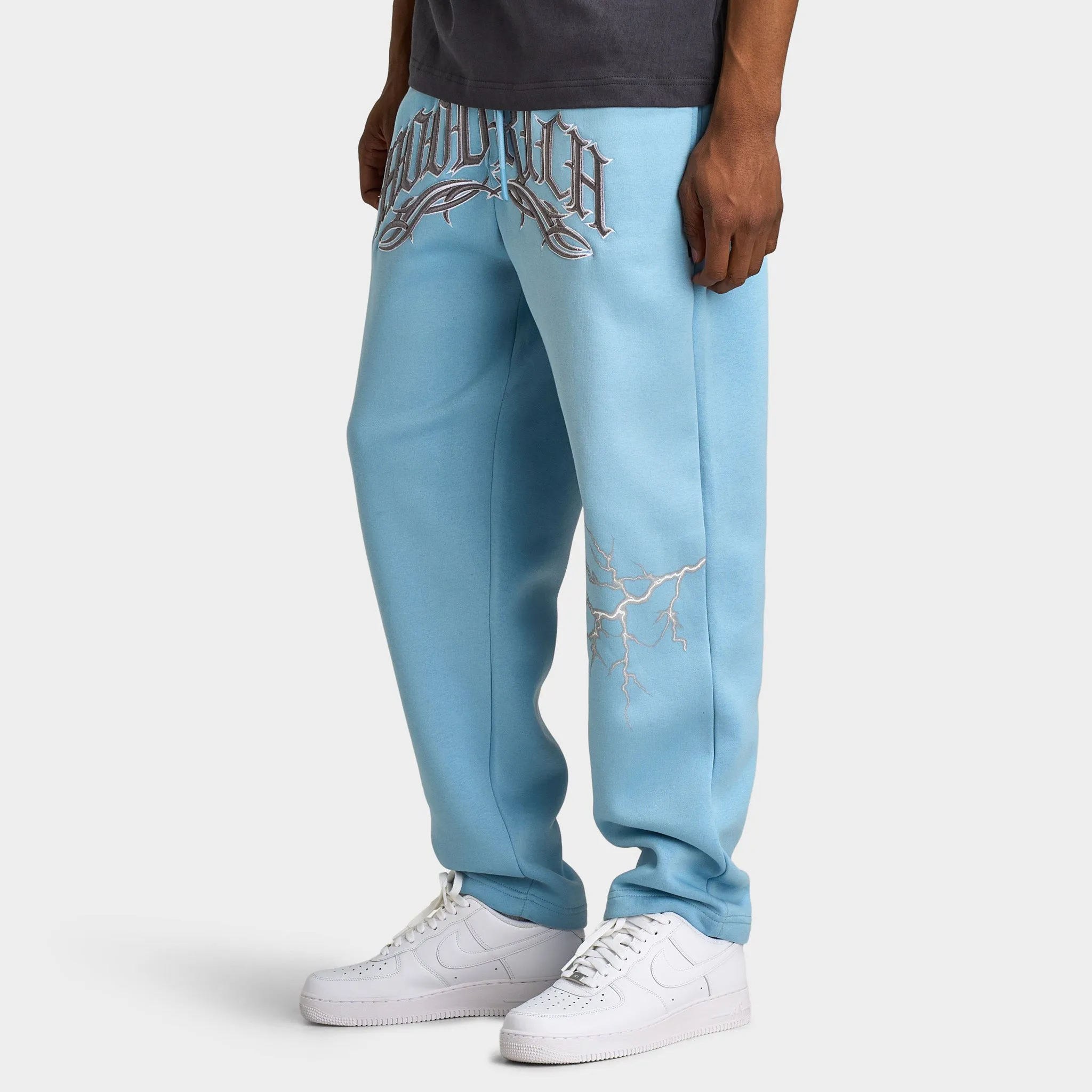 Hoodrich Dark Oversized Open Hem Jogger / Glacier Lake sold by JD Sports product image thumbnail 3