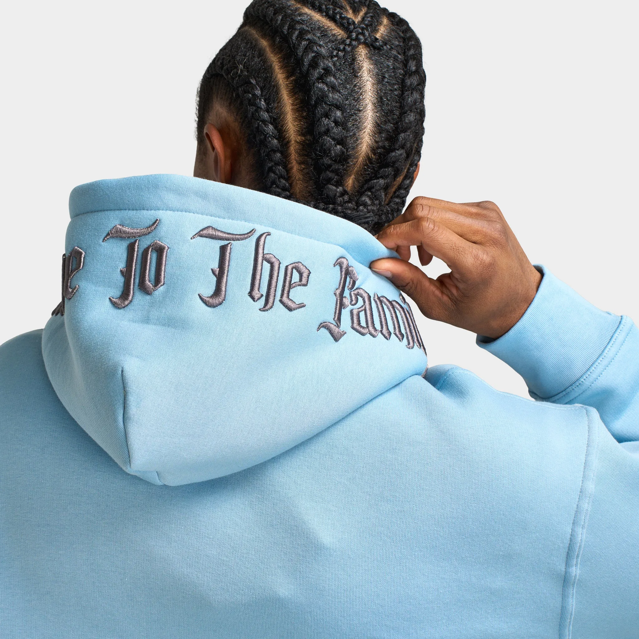 Hoodrich Dark Oversized Hoodie / Glacier Lake sold by JD Sports product image thumbnail 4