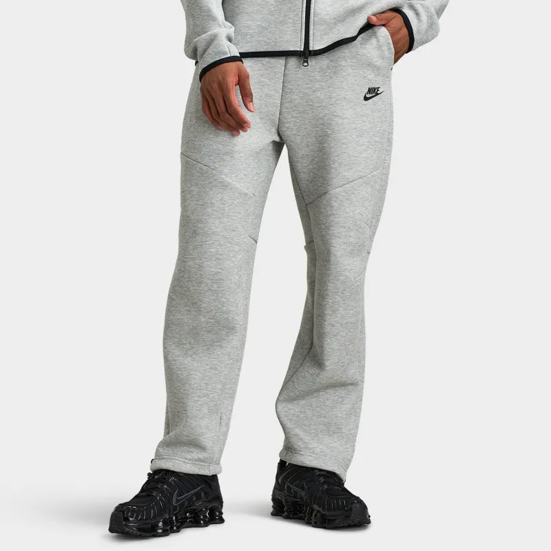 Nike Tech Fleece Open Hem Pants / Grey Heather sold by JD Sports