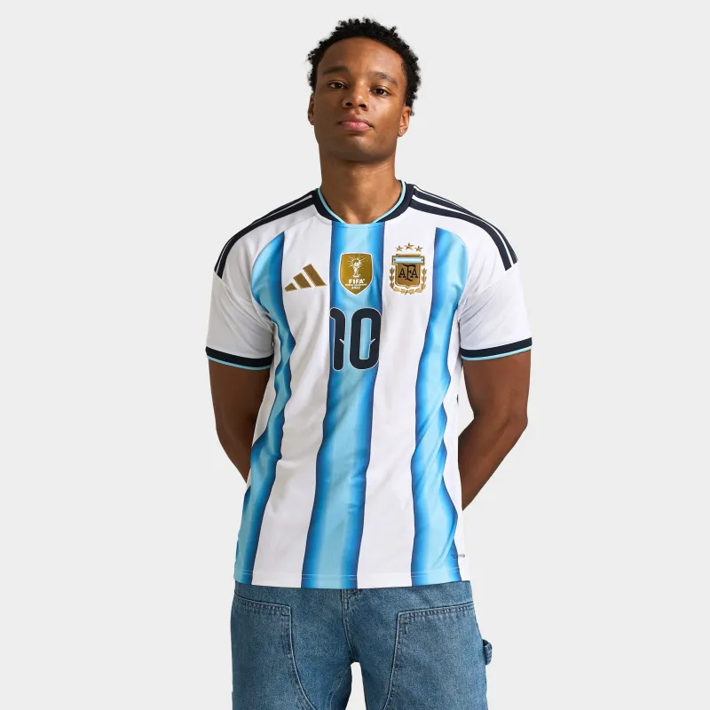 adidas Argentina Home Jersey White / Icy Blue - Light Blue sold by JD Sports
