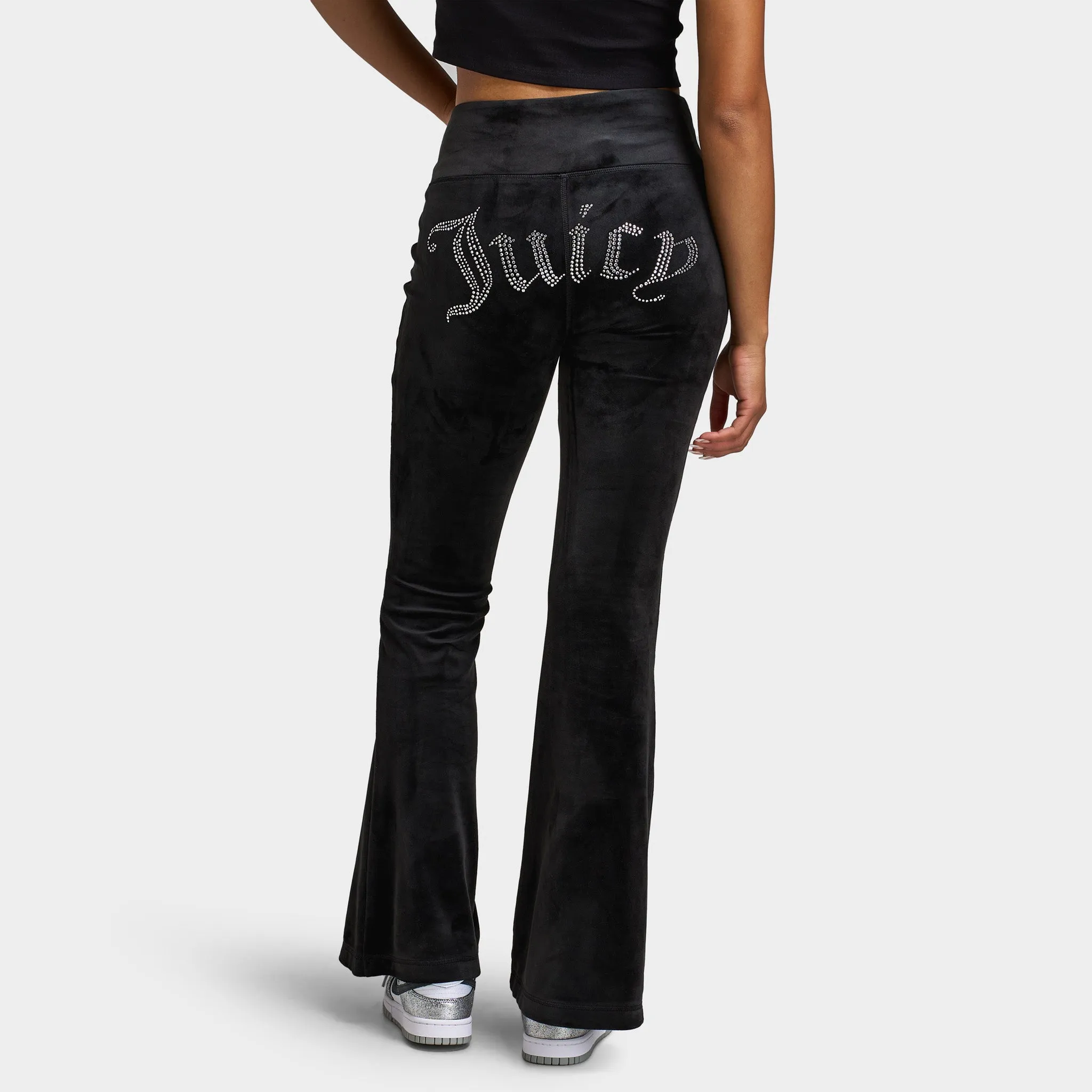 Juicy Couture Luxe Velour Flared Track Pants / Liquorice sold by JD Sports product image thumbnail 2