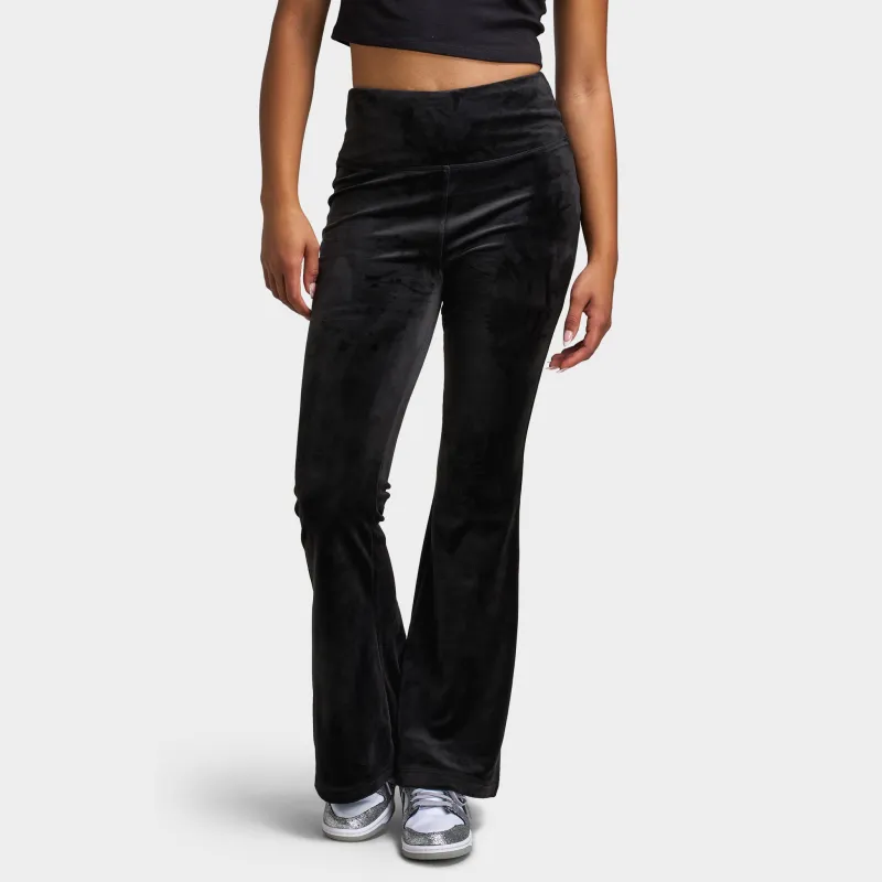 Juicy Couture Luxe Velour Flared Track Pants / Liquorice sold by JD Sports