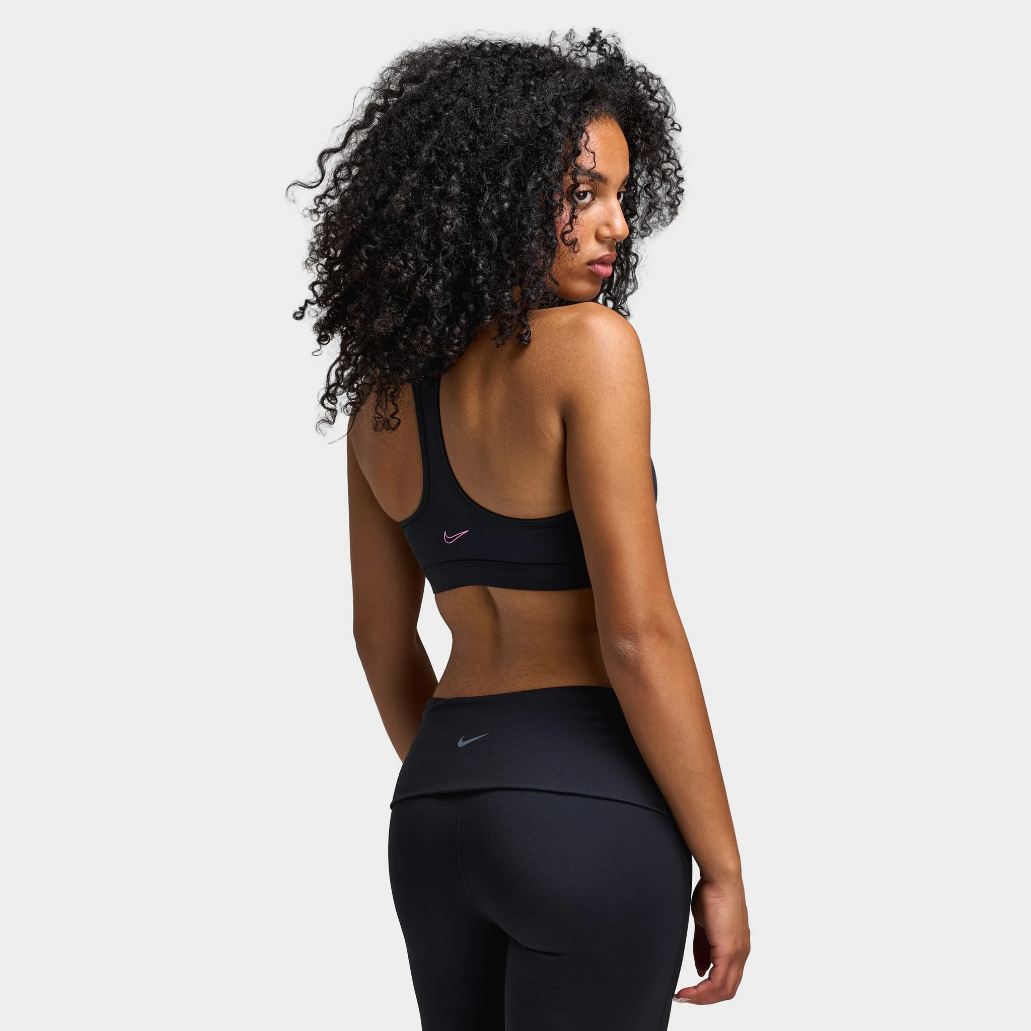 Nike Women's Swoosh Medium Sports Bra / Black sold by JD Sports product image thumbnail 2