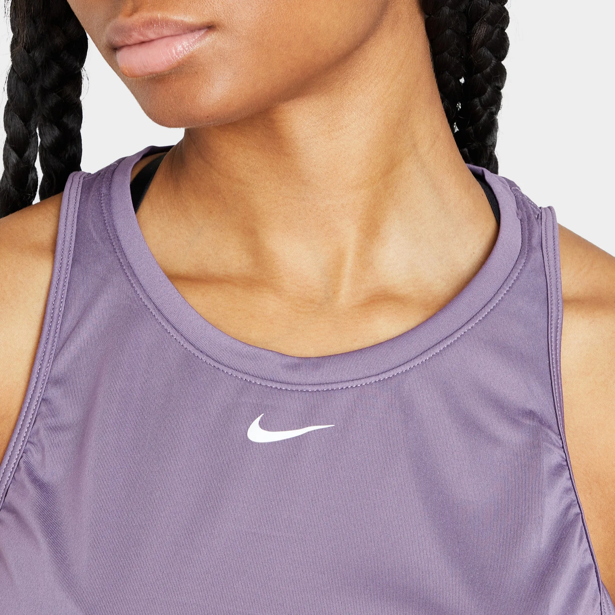 Nike Women's Dri-FIT One Standard Fit Tank / Amethyst Smoke sold by JD Sports product image thumbnail 4