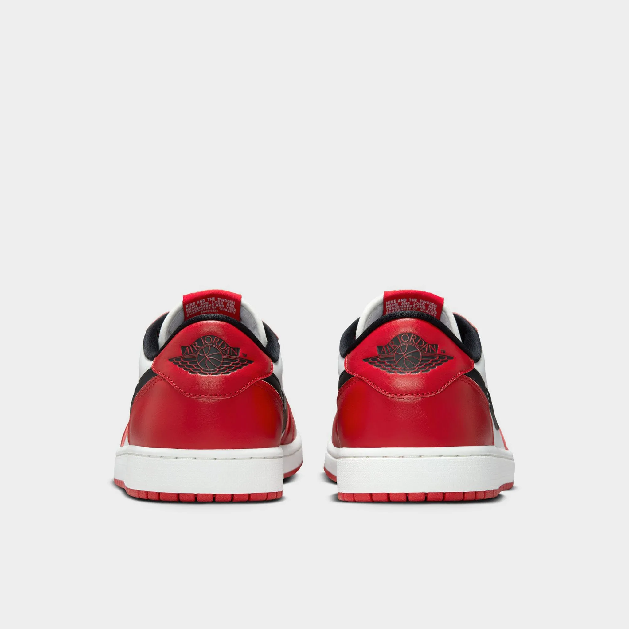 Air Jordan Retro 1 Low White / Red / Black sold by JD Sports product image thumbnail 4