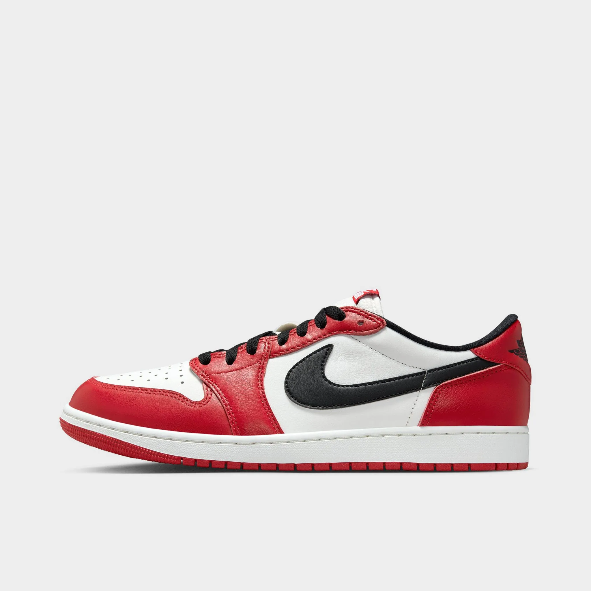 Air Jordan Retro 1 Low White / Red / Black sold by JD Sports