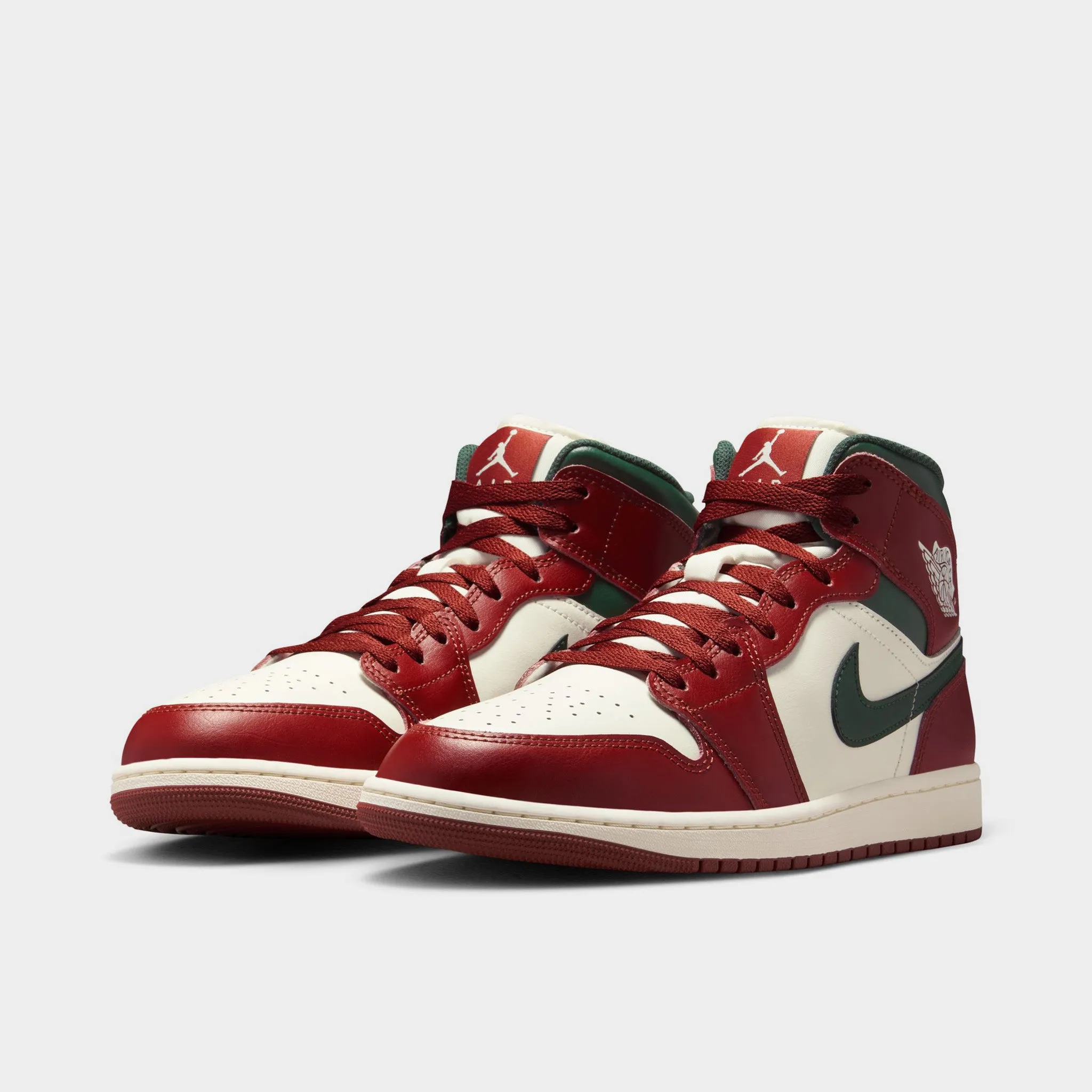 Air Jordan 1 Mid Red / White - Green sold by JD Sports product image thumbnail 2