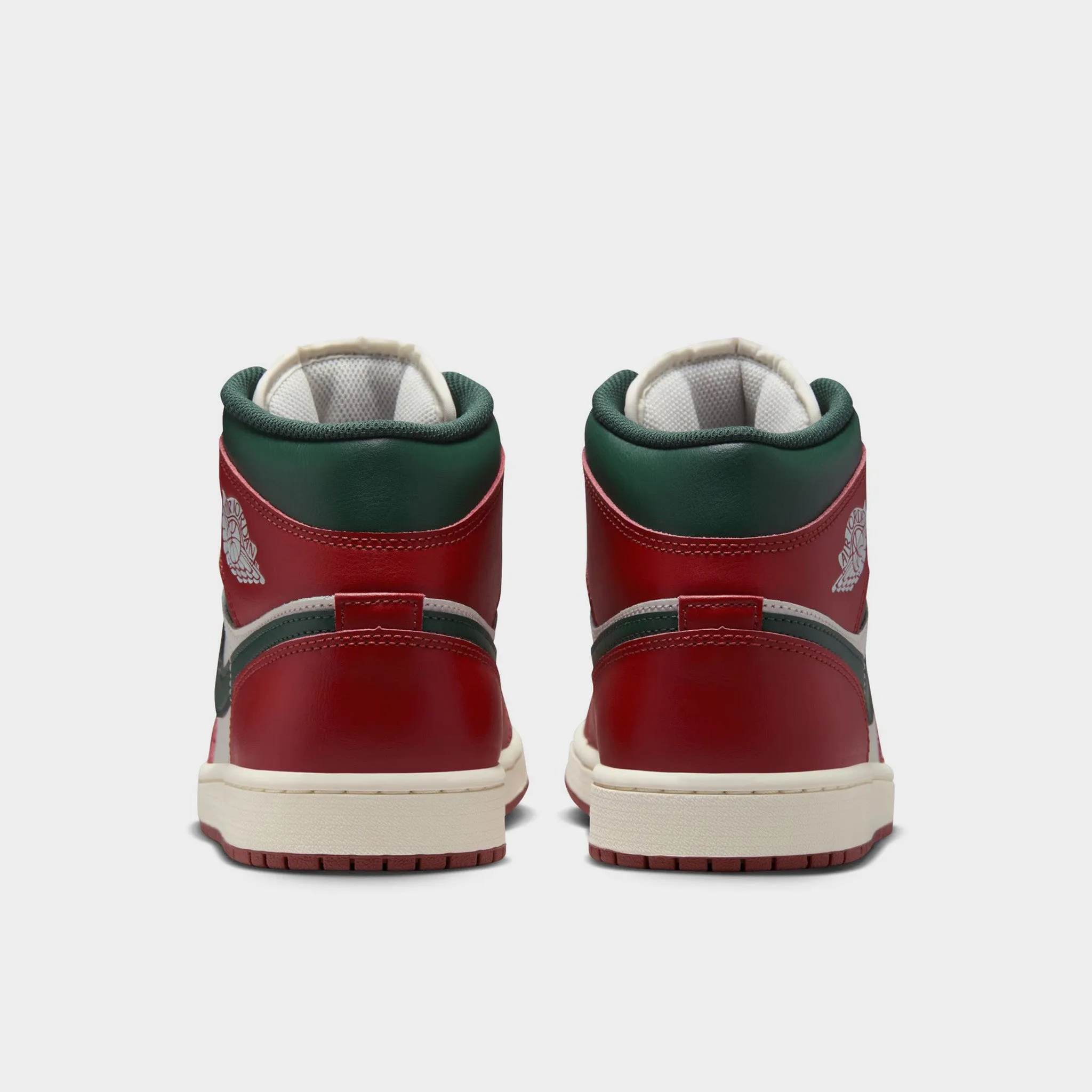 Air Jordan 1 Mid Red / White - Green sold by JD Sports product image thumbnail 4