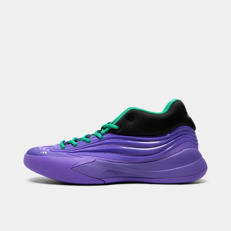 Adidas Dame X Purrus Black / Purple sold by JD Sports