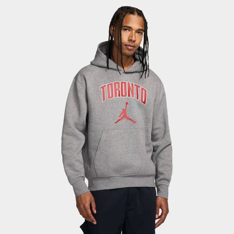 Jordan Men's Toronto Fleece Pullover Hoodie / Carbon Heather made by Jordan