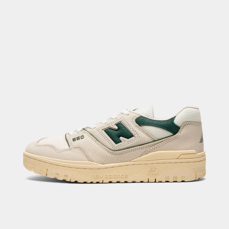 New Balance 550 White / Green sold by JD Sports