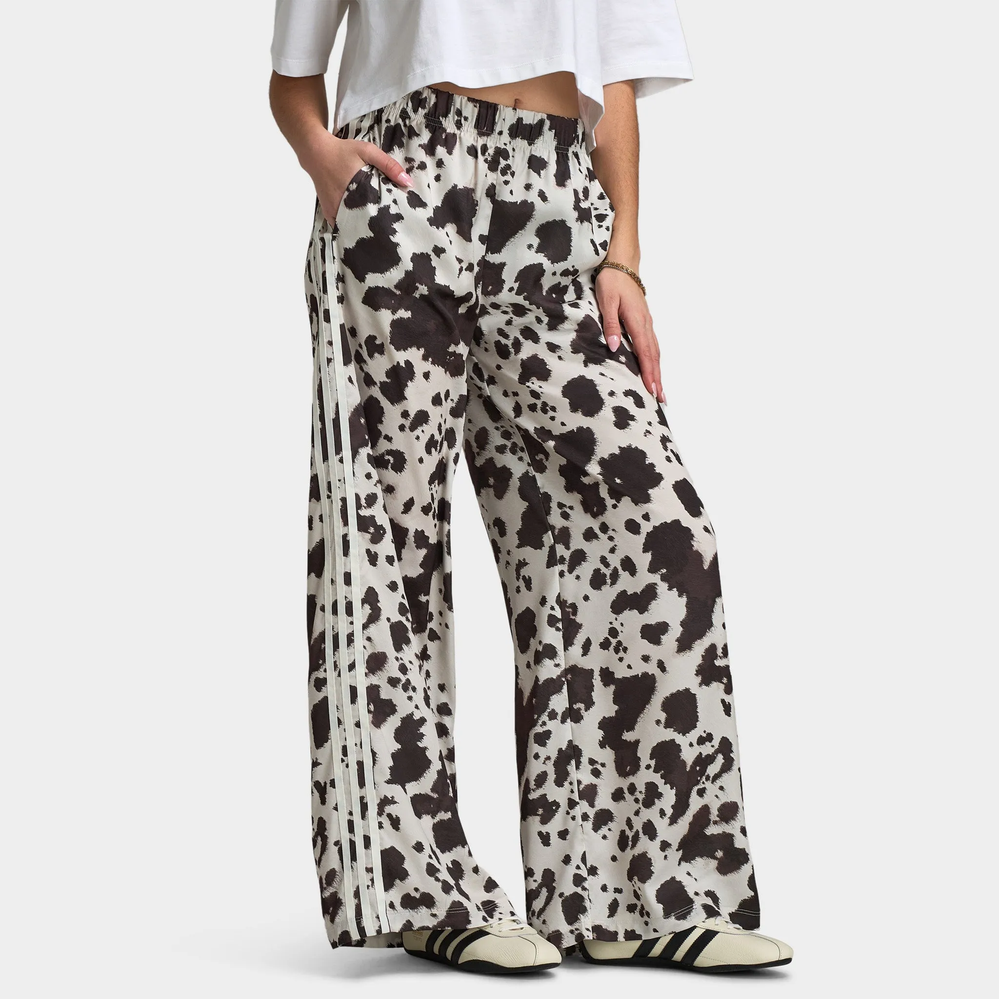 Adidas Women's Wide Leg Satin Pants / Cow Print sold by JD Sports product image thumbnail 4