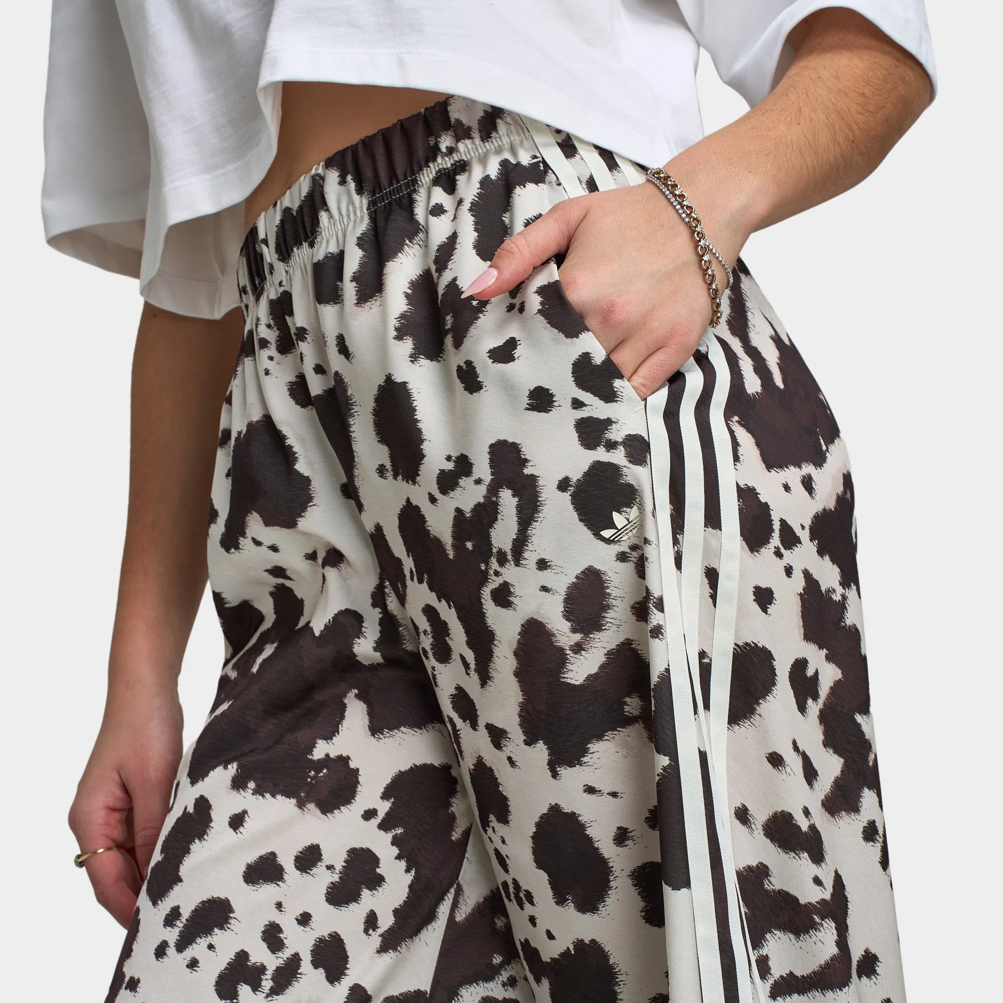 Adidas Women's Wide Leg Satin Pants / Cow Print sold by JD Sports product image thumbnail 5