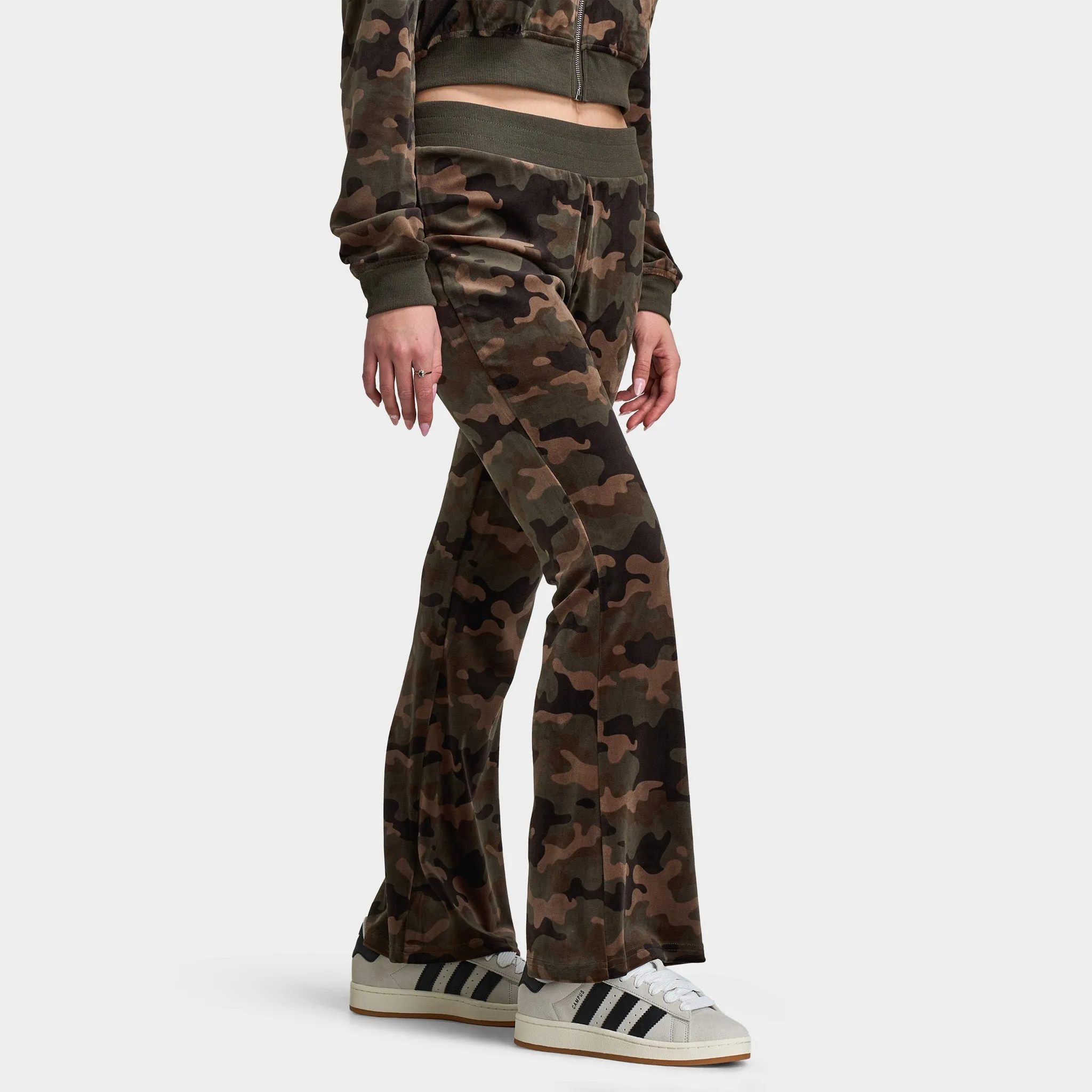 True Religion Women's Velour Bootcut Pants / Brown Camo sold by JD Sports product image thumbnail 4
