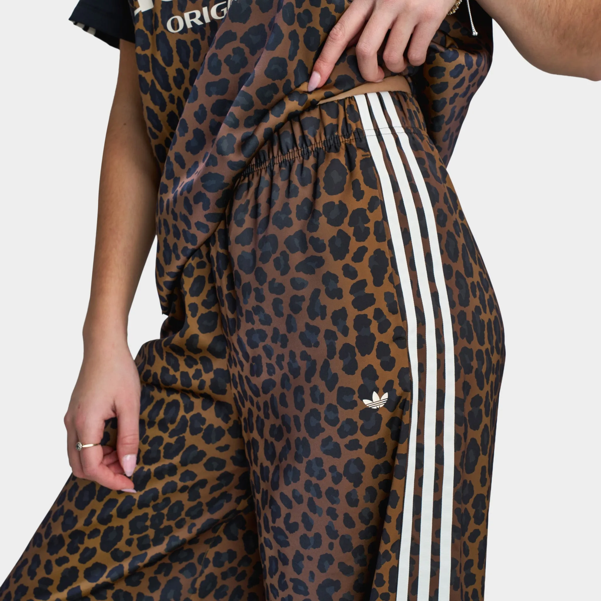 adidas Women's Wide Leg Satin Pant / Leopard sold by JD Sports product image thumbnail 5