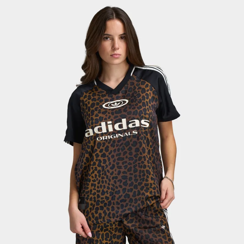 adidas Women's Satin Football Jersey / Leopard sold by JD Sports